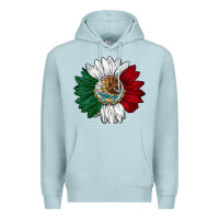 Blue Mist mexico sunflower Premium Hoodie - AdoDesignShop