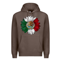 Coffee mexico sunflower Premium Hoodie - AdoDesignShop