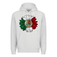 Dove Grey mexico sunflower Premium Hoodie - AdoDesignShop
