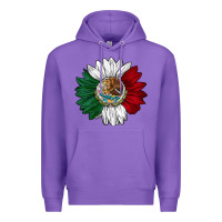 Purple mexico sunflower Premium Hoodie - AdoDesignShop