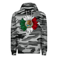 Slate Camo mexico sunflower Premium Hoodie - AdoDesignShop