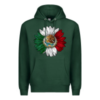 Sports Green mexico sunflower Premium Hoodie - AdoDesignShop