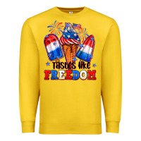 Lemon 4th of July ice creams tastes like freedom Premium Sweatshirt - Neo Western