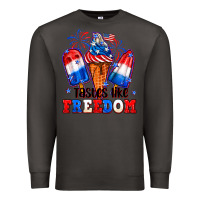 Smoke 4th of July ice creams tastes like freedom Premium Sweatshirt - Neo Western