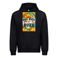 Black bee nice or buzz off Urban Hoodie - LillyAllenDesigns