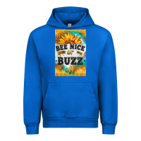 Cobalt bee nice or buzz off Urban Hoodie - LillyAllenDesigns