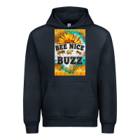 Navy bee nice or buzz off Urban Hoodie - LillyAllenDesigns