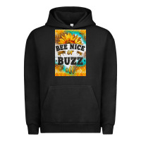 Pigment Black bee nice or buzz off Urban Hoodie - LillyAllenDesigns