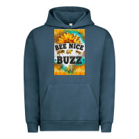 Pigment Midnight Navy bee nice or buzz off Urban Hoodie - LillyAllenDesigns
