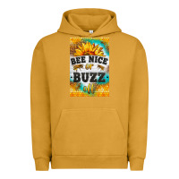 Pigment Peanut Butter bee nice or buzz off Urban Hoodie - LillyAllenDesigns