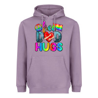 Lavender free dad hugs Heavyweight Hoodie - Zillion Design Studio
