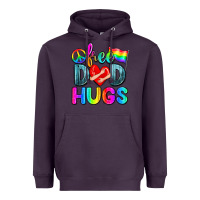 Plum free dad hugs Heavyweight Hoodie - Zillion Design Studio