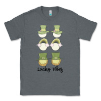 Charcoal Heather lucky vibes Classic Tee - MaliasSmallBusiness
