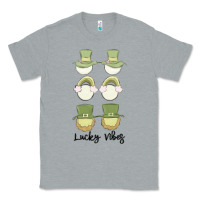 Heather Grey lucky vibes Classic Tee - MaliasSmallBusiness