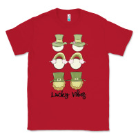 Red lucky vibes Classic Tee - MaliasSmallBusiness