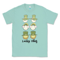 Seafoam lucky vibes Classic Tee - MaliasSmallBusiness