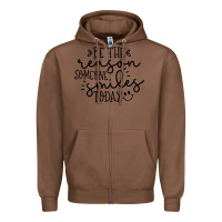 Chestnut smile Zipper Hoodie - Unal Design