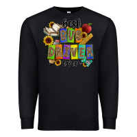 Black best bus driver ever Premium Sweatshirt - CowhideDigitalArt
