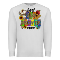 Dove Grey best bus driver ever Premium Sweatshirt - CowhideDigitalArt