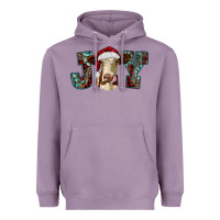 Lavender christmas joy with heifer cow Heavyweight Hoodie - RanaPortraitStore