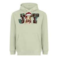 Matcha christmas joy with heifer cow Heavyweight Hoodie - RanaPortraitStore