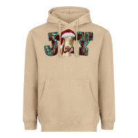 Christmas Joy With Heifer Cow Heavyweight Hoodie | Teevron
