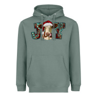 Sage christmas joy with heifer cow Heavyweight Hoodie - RanaPortraitStore