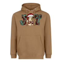 Toasted Coconut christmas joy with heifer cow Heavyweight Hoodie - RanaPortraitStore