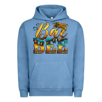 Pigment Pebble Blue Western Queen Bee Urban Hoodie - LillyAllenDesigns