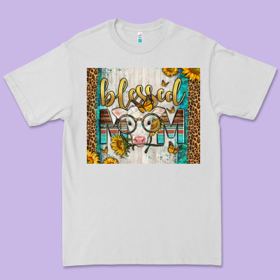 Western Blessed Mom Baby Calf Premium Tee Designed By Lillyallendesigns