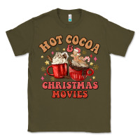 Army Green hot cocoa and christmas movies Classic Tee - MaliasSmallBusiness