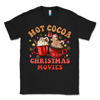 Black hot cocoa and christmas movies Classic Tee - MaliasSmallBusiness