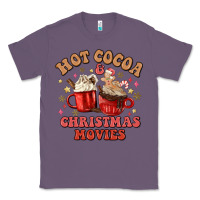 Lavender hot cocoa and christmas movies Classic Tee - MaliasSmallBusiness