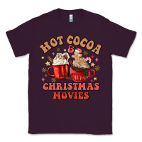 Plum hot cocoa and christmas movies Classic Tee - MaliasSmallBusiness