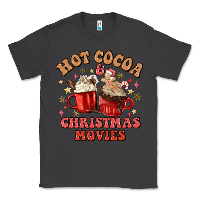 Hot Cocoa And Christmas Movies Classic Tee by MaliasSmallBusiness | Teevron