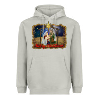 Moon Dust merry christmas holy family Heavyweight Hoodie - RanaPortraitStore