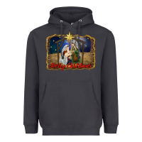 Smoke merry christmas holy family Heavyweight Hoodie - RanaPortraitStore