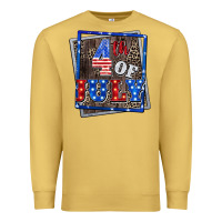 Antique Gold 4th of July  4th of july Premium Sweatshirt - CowGirlArtShop