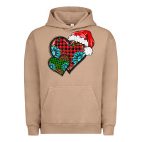 Pigment Burro Christmas heart gemstones leopard Urban Hoodie - BarkalooDesign