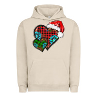 Pigment French Oak Christmas heart gemstones leopard Urban Hoodie - BarkalooDesign