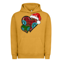 Pigment Peanut Butter Christmas heart gemstones leopard Urban Hoodie - BarkalooDesign