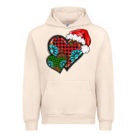 Sandshell Christmas heart gemstones leopard Urban Hoodie - BarkalooDesign