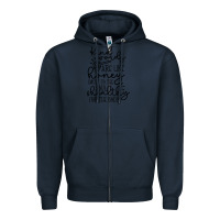 Navy kind Zipper Hoodie - Unal Design