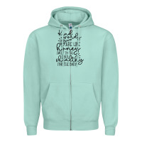 Seafoam kind Zipper Hoodie - Unal Design