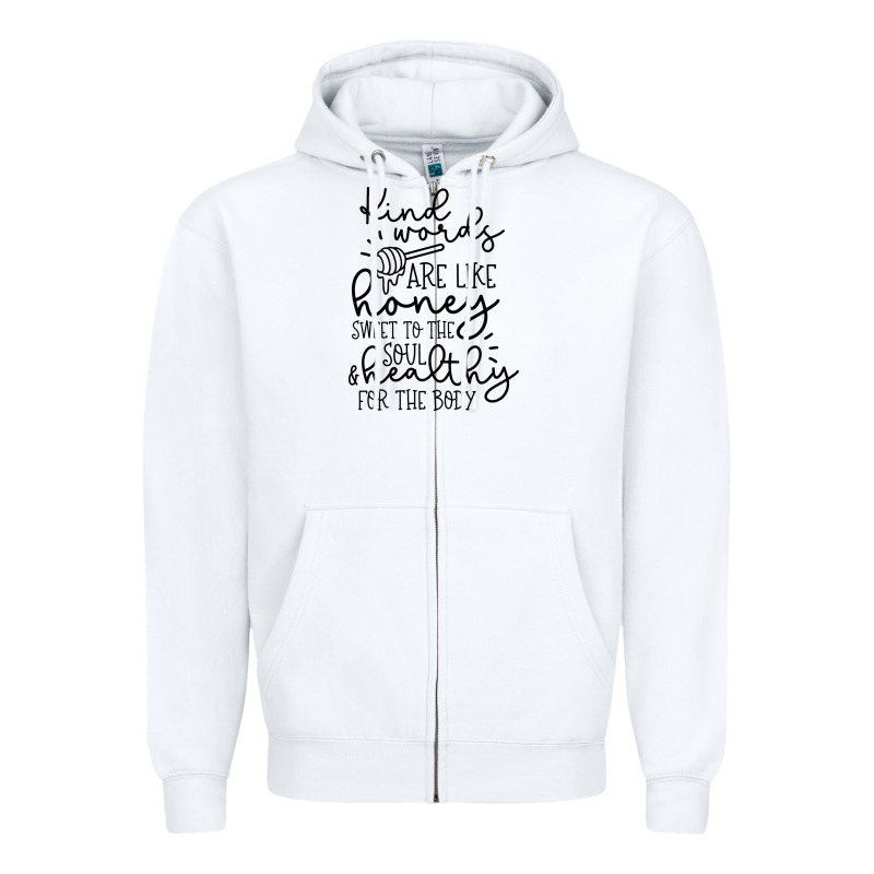 Kind Zipper Hoodie by Unal Design | Teevron