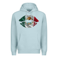 Blue Mist mexico lips Premium Hoodie - AdoDesignShop