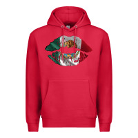 Cardinal mexico lips Premium Hoodie - AdoDesignShop