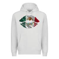 Dove Grey mexico lips Premium Hoodie - AdoDesignShop