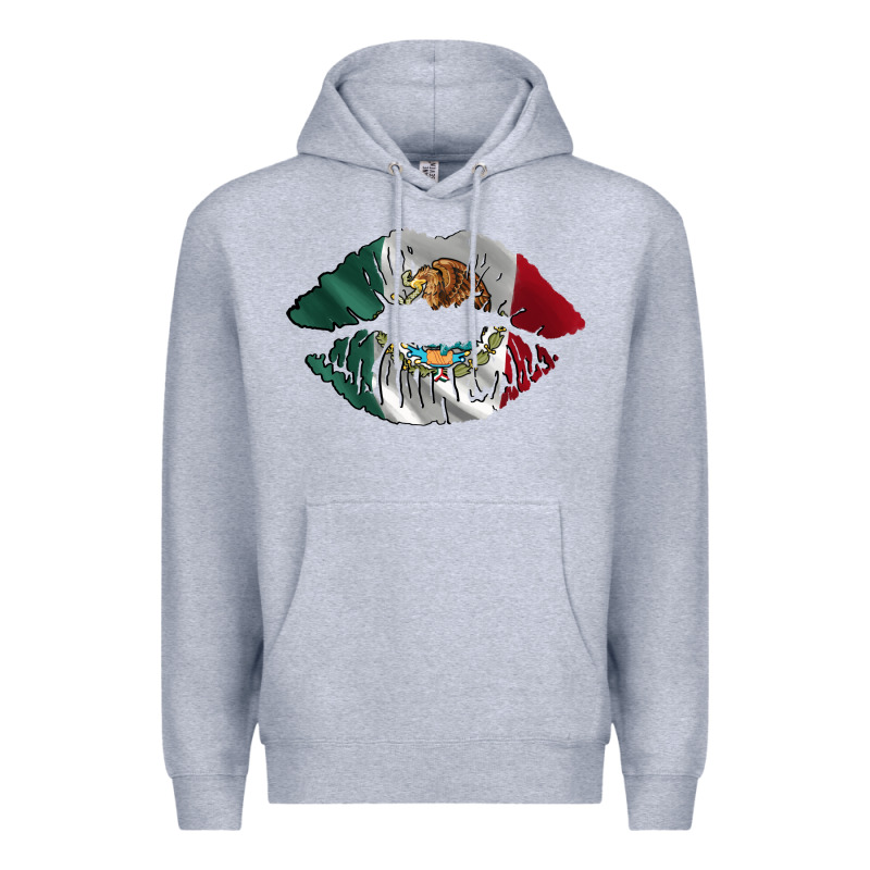 Mexico Lips Premium Hoodie by AdoDesignShop | Teevron