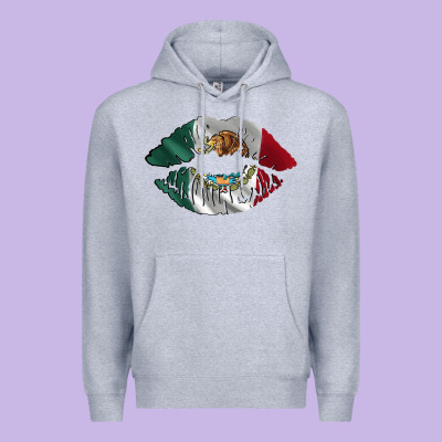 Mexico Lips Premium Hoodie Designed By Adodesignshop
